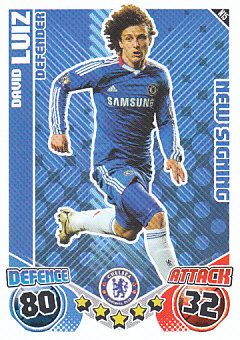 David Luiz Chelsea 2010/11 Topps Match Attax New Signing #N15